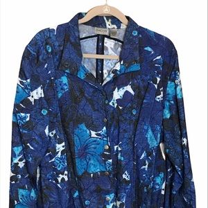 Chicos jacket in blues